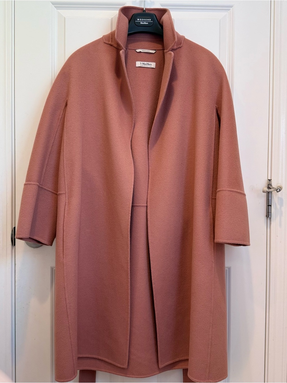 ‘S Max Mara “ Arona “ 100% Wool Coat Dust Pink All seasons. Size: US8 - Picture 2 of 12